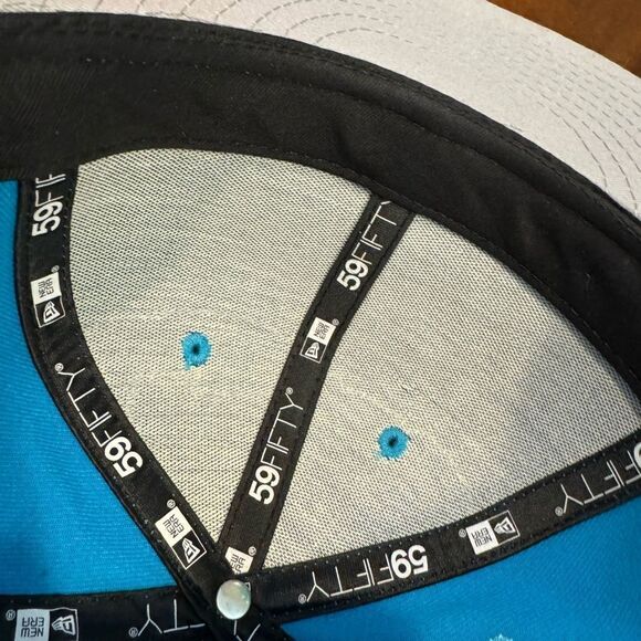 NFL New Era Carolina Panthers Roar Nation Fitted Cap Hat Size 7 1/4 - Picture 7 of 10